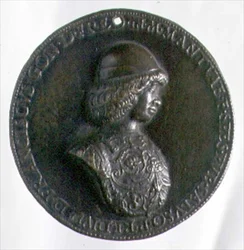 Porträtmedaille mit Francesco Gonzaga II (1466-1519)