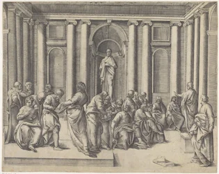 Christus unter den Schriftgelehrten im Tempel
