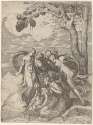 Die Auffindung des Moses, 1540er Jahre