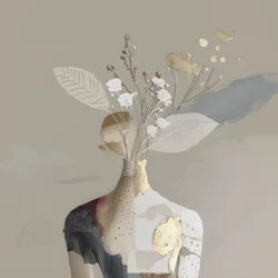 Anmutige goldene Blüte