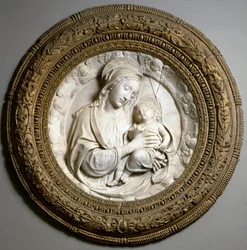 Jungfrau und Kind. Skulptur