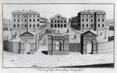 Ansicht des Findelhauses, 1756