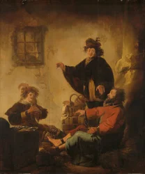 Joseph deutet die Träume des Bäckers und des Butlers, um 1632-1640