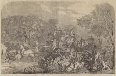 Epsom-Rennen, die Rückkehr vom Derby