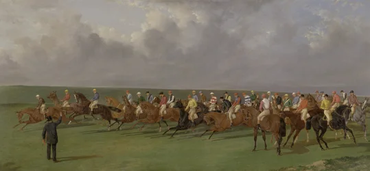 Seide und Satin des Turfs, 1865