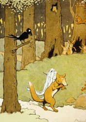 Renard und die Aale, Illustration aus 