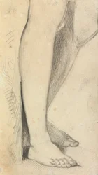 Figurenstudie von Beinen