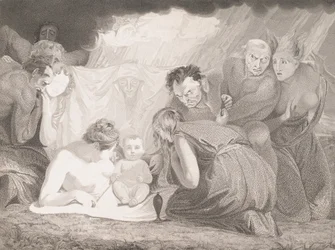 Der junge Shakespeare, betreut von Natur und Leidenschaften, 1799