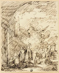 Figuren in der Landschaft