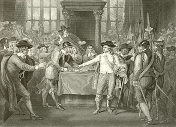 Oliver Cromwell löst das Lange Parlament auf