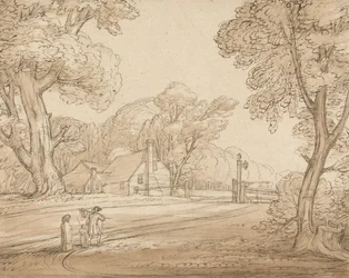 Straßenszene im Windsor Forest