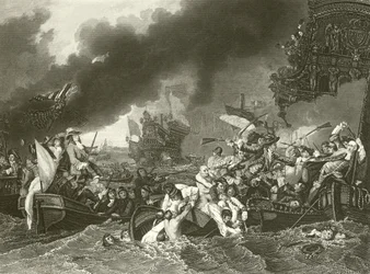 Die Schlacht von La Hogue