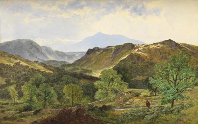 Moel Siabod - im Tal des Lledr, 1871