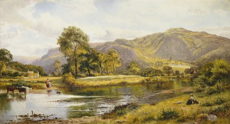 Am Fluss Conway, Nordwales