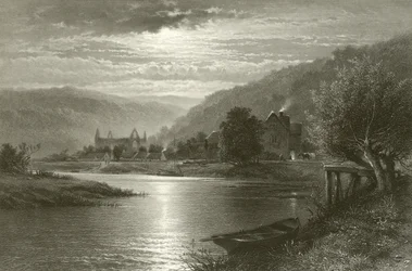 Tintern Abbey - Mondlicht auf dem Wye