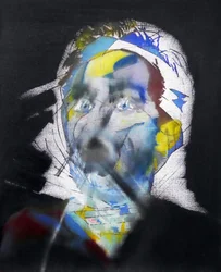 Surautoportrait mit Hijab