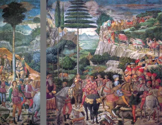 Il viaggio dei Magi: il corteo di Melchiorre