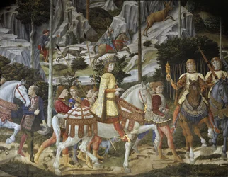 Der Umzug der Heiligen Drei Könige (Detail)