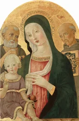 Madonna mit Kind, Heiliger Hieronymus und Heiliger Bernhardin von Siena
