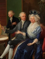 Detail des Porträts der Familie Villers