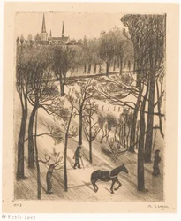Vondelpark im Winter