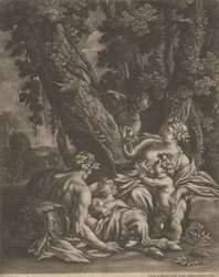 Eine Satyrfamilie