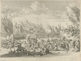 Französische Grausamkeiten in Bodegraven und Zwammerdam, 1672