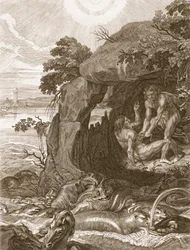 Aristeus zwingt Proteus, seine Orakel zu offenbaren, 1731