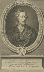 Porträt des Arztes und Philosophen John Locke 1632-1704, 1721