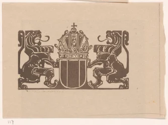 Wappen mit zwei Löwen