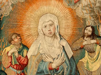 Flämischer Wandteppich. Passion Jesu. Nationales Erbe Inv. 10005817.