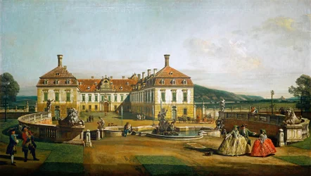 Das kaiserliche Lustschloss Schloss Hof, Ehrenhofseite