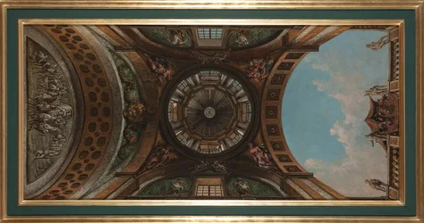 Entwurf für Wandmalereien im Saal des Ujazdowski-Schlosses in Warschau (?)