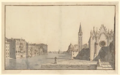 Der Canal Grande von der Carità bis zur Dogana da Mar