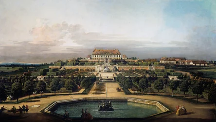 Das kaiserliche Schloss Schlosshof, Gartenseite