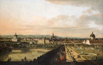 Wien, vom Schloss Belvedere aus gesehen