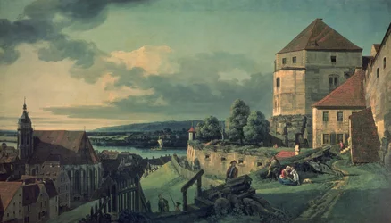 Ansicht vom Schloss (Ansicht von Pirna)