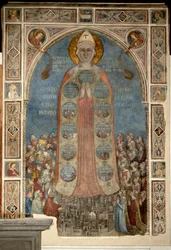 Madonna der Barmherzigkeit - Madonna della Misericordia von Bernardo Daddi (1290-1350)