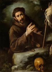 Der heilige Franziskus im Gebet