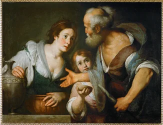Der Prophet Elisa und die Witwe von Sarepta