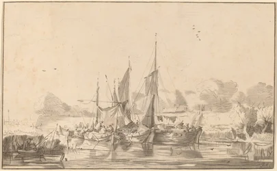 Kanal in Utrecht, 1771, veröffentlicht 1787