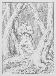 Dantes Göttliche Komödie, Inferno (Hölle), Platte I (Lithografie)