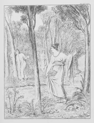 Dantes Göttliche Komödie, Purgatorio (Fegefeuer), Platte XXXVI