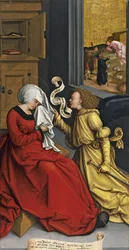 Die Verkündigung an die heilige Anna, ca. 1505-1510