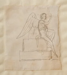 Der Engel auf dem Sarkophag Christi