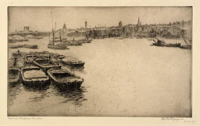 Thames-Schifffahrt, London