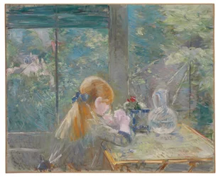 Dans la véranda, 1884