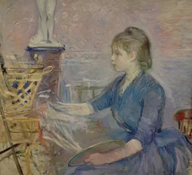 Paule Gobillard (1867-1946) beim Malen