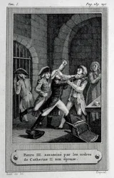 Die Ermordung des Kaisers von Russland Peter III. Fyodorovich am 17. Juli 1762, 18. Jahrhundert