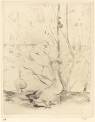 Spaziergang im Bois de Boulogne, 1888-1890